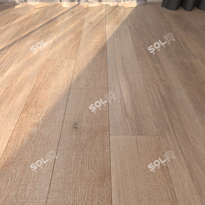 Whistler Taupe Parquet: Multi-Texture, 20x120 cm 3D model image 1