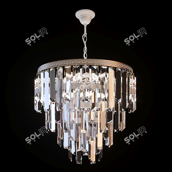 Elegant Crystal Chandelier - Stilfort by Kristalina 3D model image 1