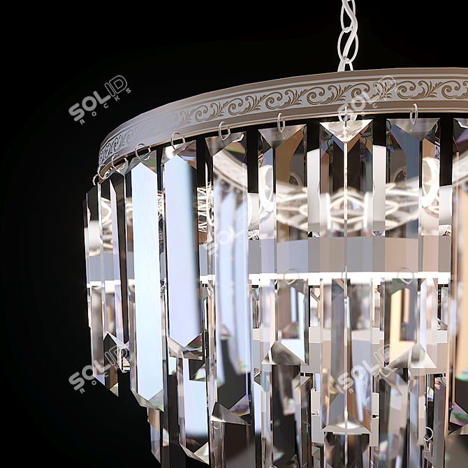 Elegant Crystal Chandelier - Stilfort by Kristalina 3D model image 2