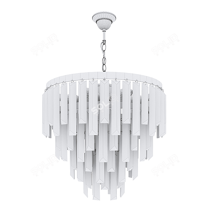 Elegant Crystal Chandelier - Stilfort by Kristalina 3D model image 3