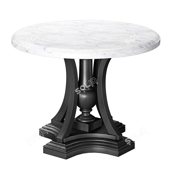 Elegant St. James Entry Table 3D model image 2