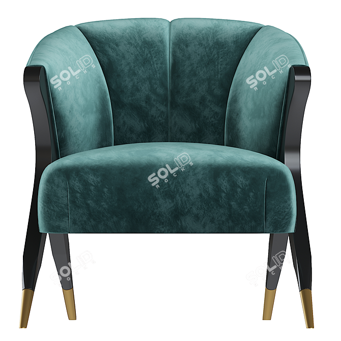 Sophisticated Eichholtz PAVONE Chair 3D model image 4