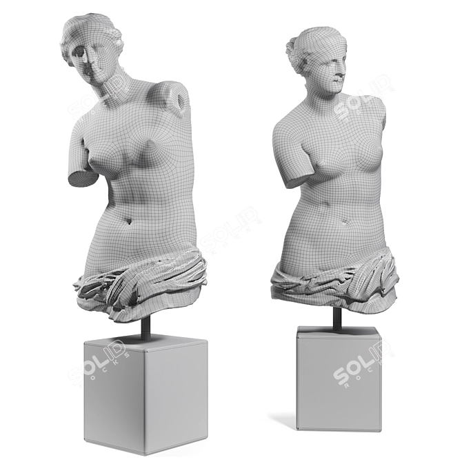 Timeless Beauty: Venus de Milo 3D model image 5