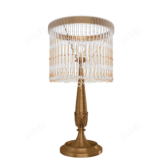 Elegant Venezia Table Lamp 3D model image 2