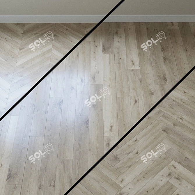 Royal Oak Light Laminate 025 3D model image 1