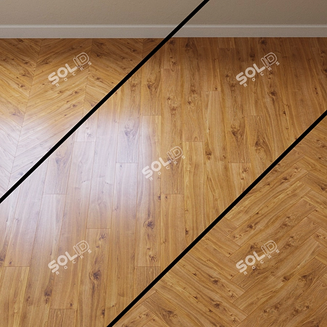 Extreme Oak Guanare Laminate 3D model image 1