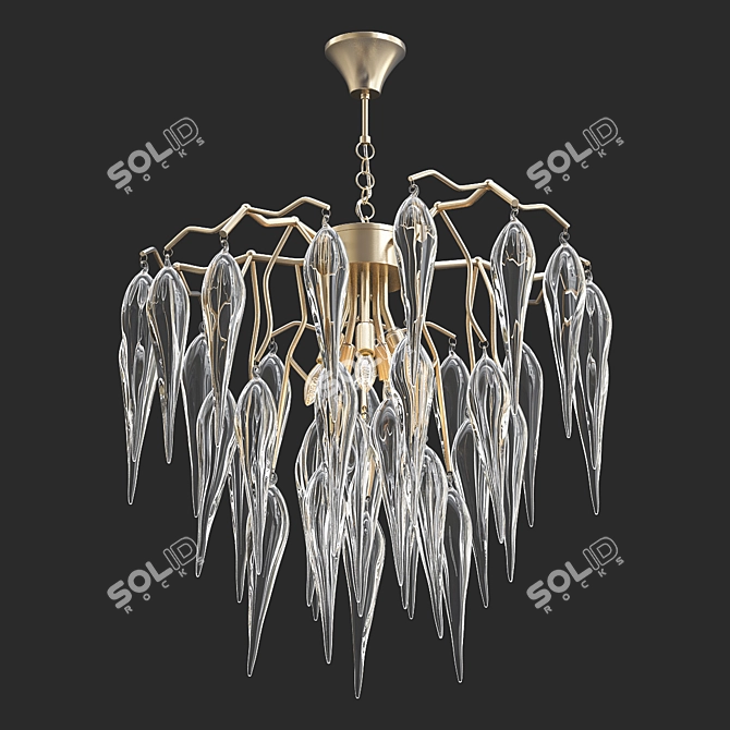 Odeon Foscara Pendant Light 3D model image 1