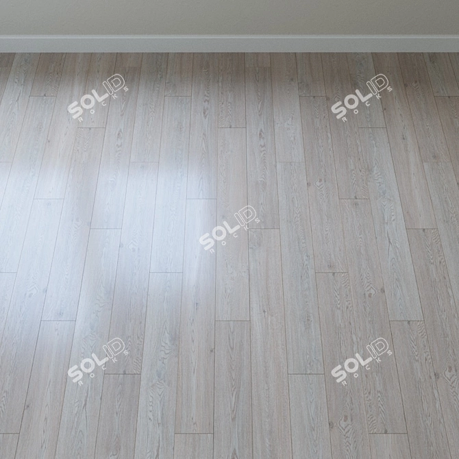 Kahrs White Oak Parquet Board 3D model image 2