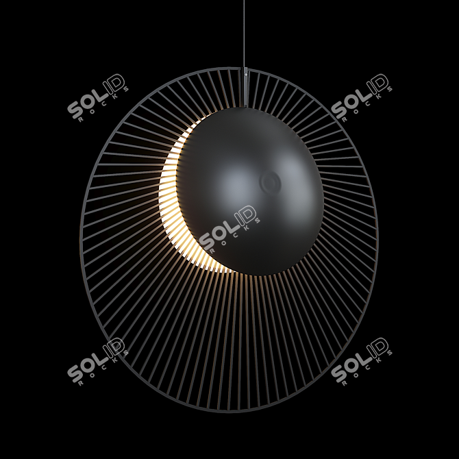 Glam Jewel Pendant Lamp 3D model image 1