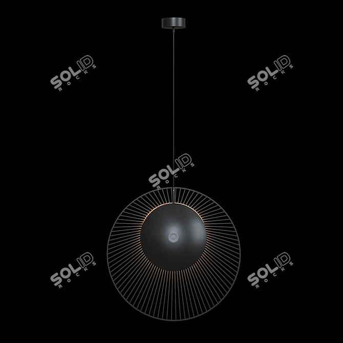Glam Jewel Pendant Lamp 3D model image 3