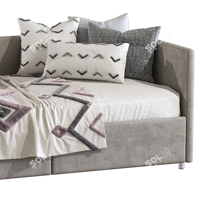 Tinley Daybed Sofa Bed: Stylish and Versatile 3D model image 5