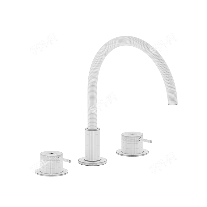 Brodware Faucet-MINIM SET: Perfect Kitchen, Bath, Basin Accessories 3D model image 4