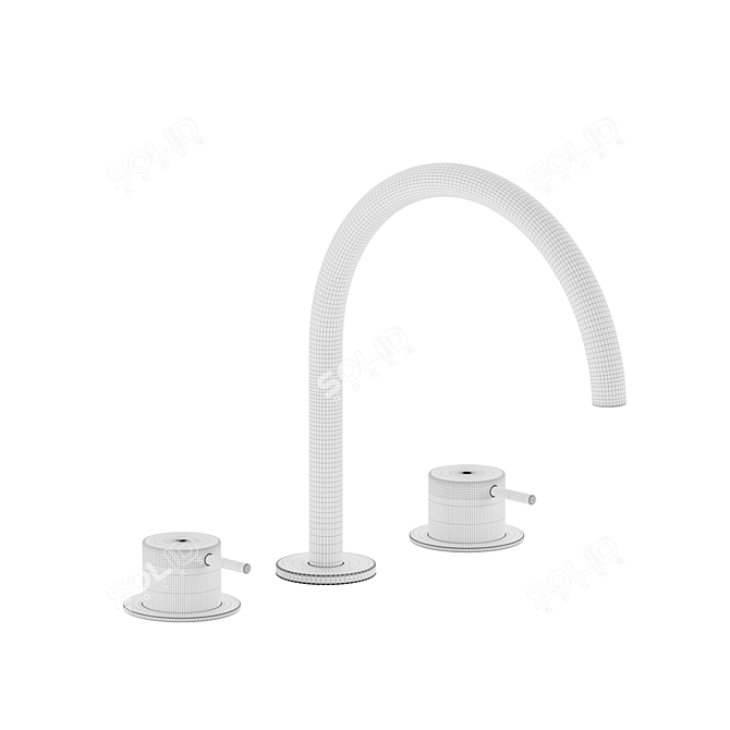 Brodware Faucet-MINIM SET: Perfect Kitchen, Bath, Basin Accessories 3D model image 5