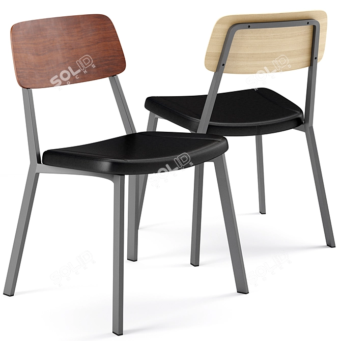 Modern Hipster Dining Chair - Cultfurniture 3D model image 2