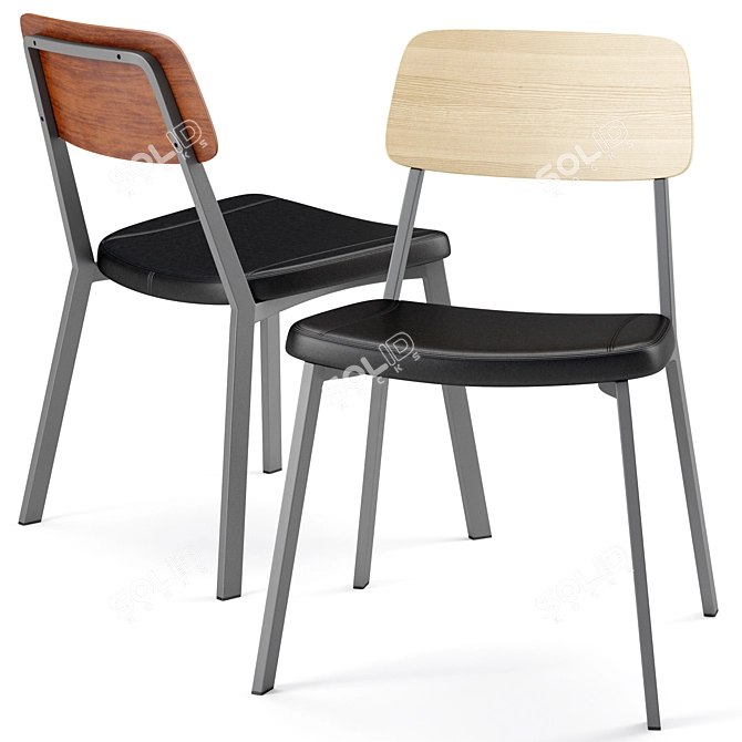 Modern Hipster Dining Chair - Cultfurniture 3D model image 3