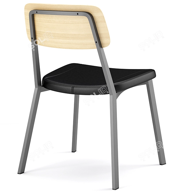 Modern Hipster Dining Chair - Cultfurniture 3D model image 4