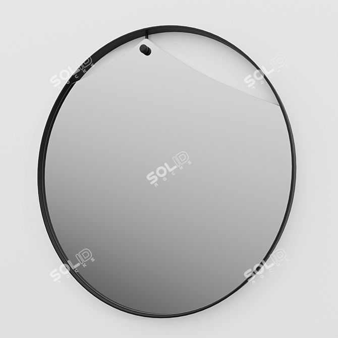 Elegant PINCH Mirror: Italian Design 3D model image 2