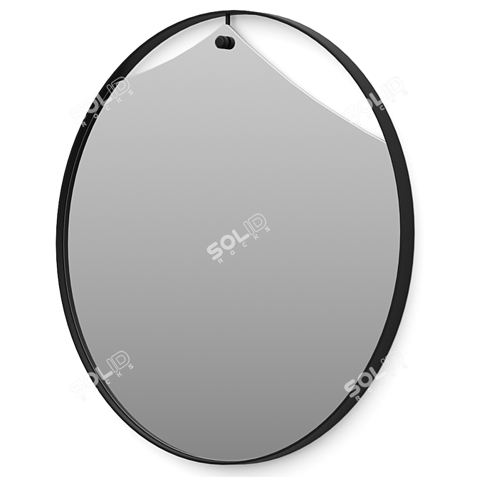 Elegant PINCH Mirror: Italian Design 3D model image 5