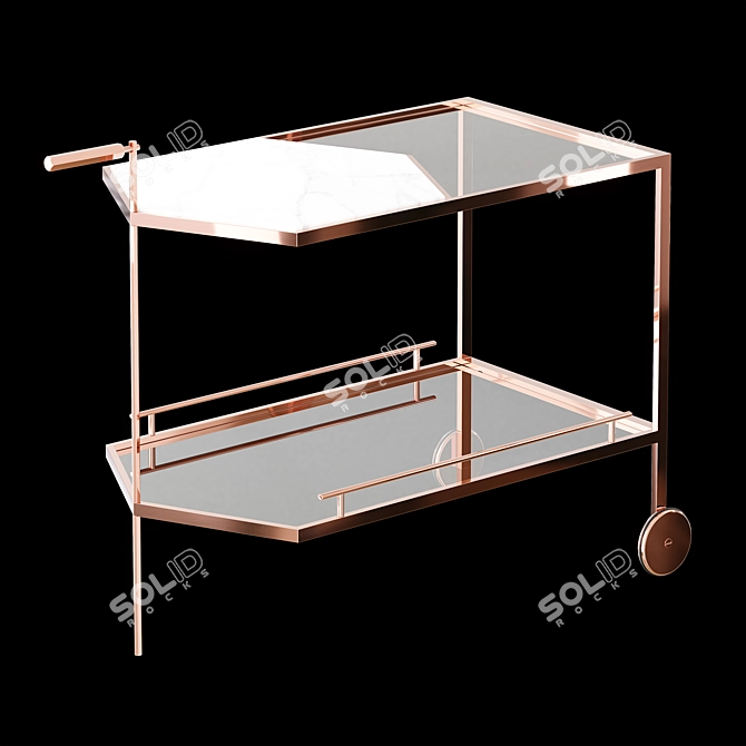 Elegant Kookudesign Gin Lane Vanity 3D model image 3