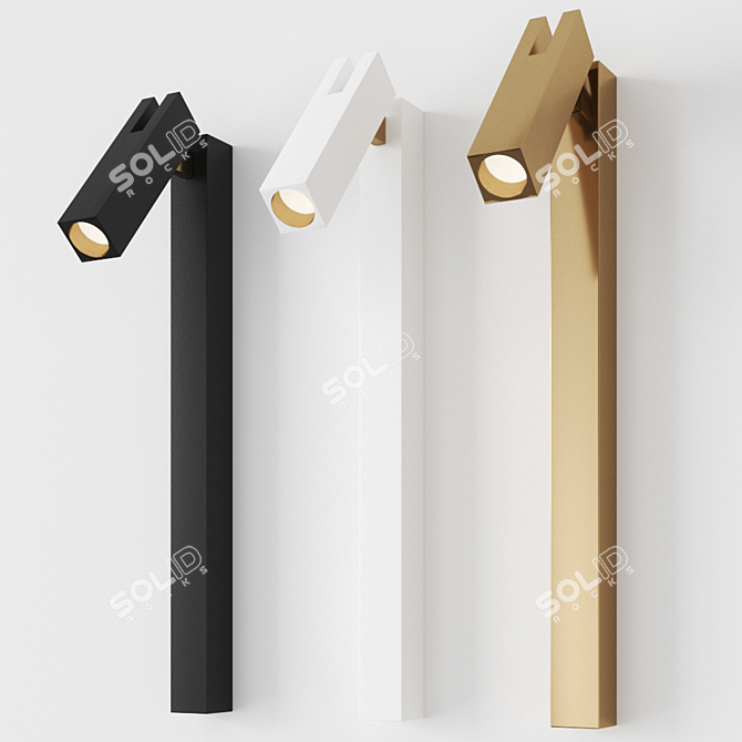 MICK 1.0 Sconce: Sleek Belgian Design 3D model image 1