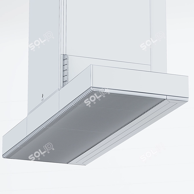 Elica Haiku 900: Sleek Wall Mounted Extractor 3D model image 5