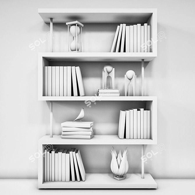 Versatile 3D Render Rack 3D model image 2