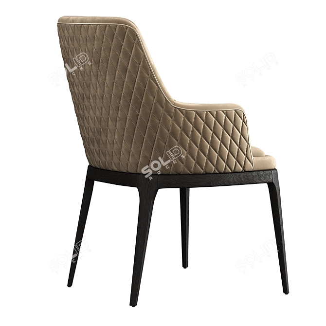 EDNA Chair: Stylish and Comfortable 3D model image 3