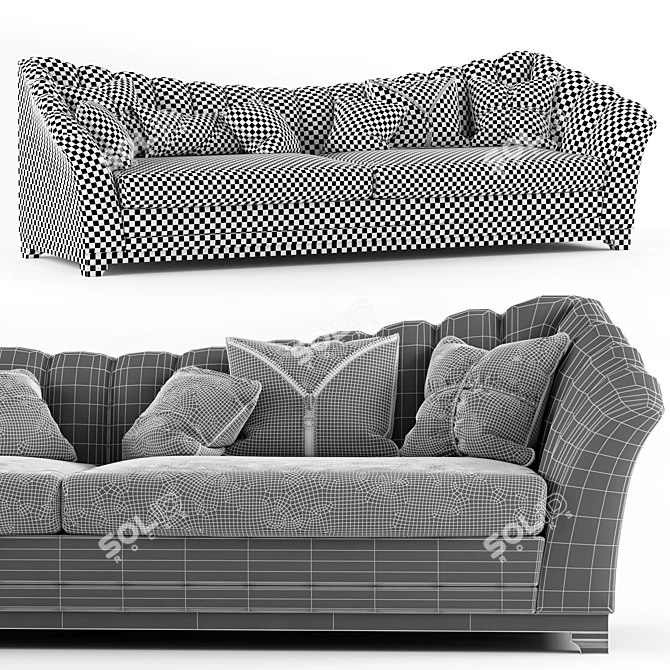 Modern Luxe Sofa AC0426 3D model image 4