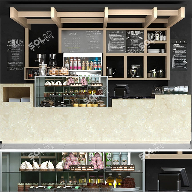 Perfect Blend: Coffee, Cafe, Desserts 3D model image 1