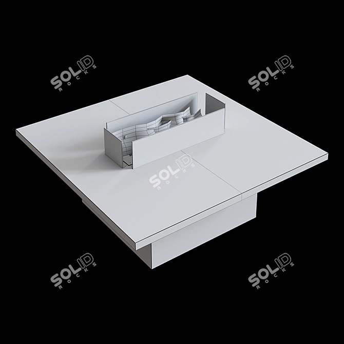 Elegant Fire Table: Kronco Pline 3D model image 3