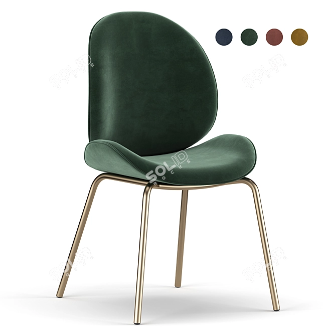 Elegant Astor Chair: Modern Comfort 3D model image 1