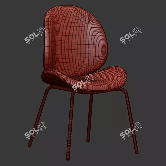 Elegant Astor Chair: Modern Comfort 3D model image 5