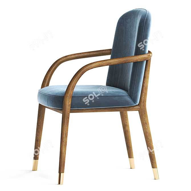 Elegant Stul Lise Armchair: Ulivi Salotti 3D model image 3