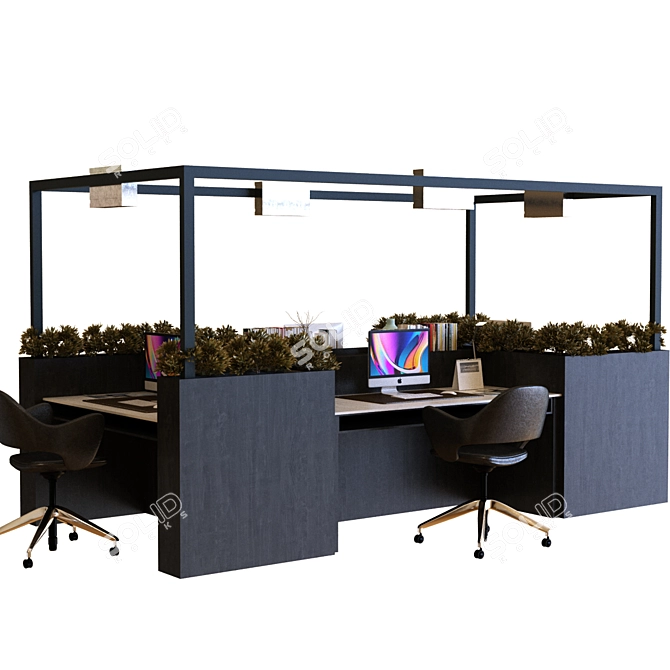 Versatile Workstation: workplace_016 3D model image 2