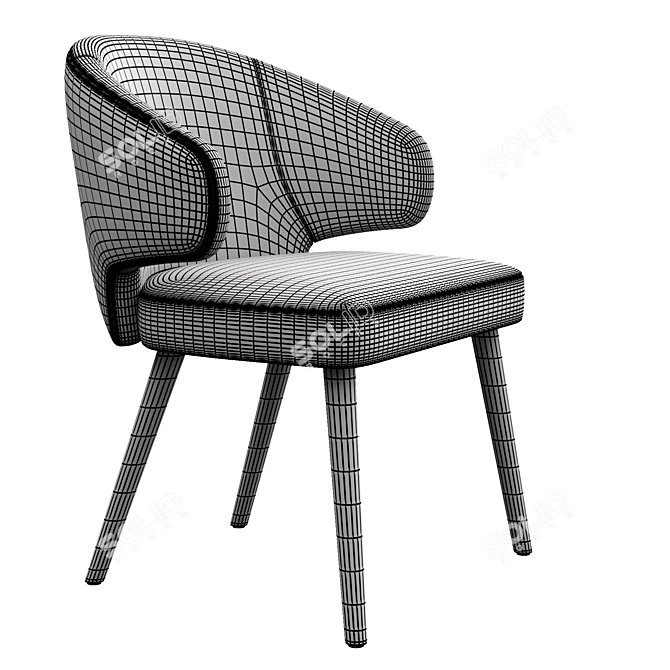 Aston Minotti Chair - 2013 Version 3D model image 5