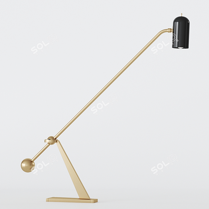  Elegant Stasis Floor Lamp 3D model image 2