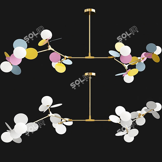 Elegant Matisse L Lamp 3D model image 1