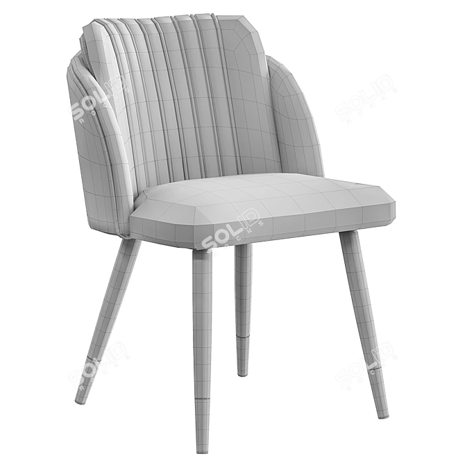 Orly Modern Chair: Stylish and Ergonomic Design 3D model image 5