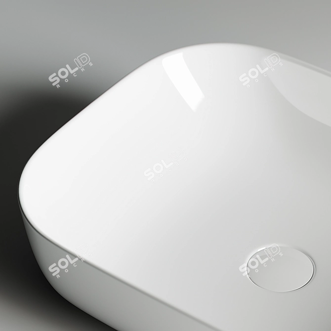 Ceramica Nova Element CN6008 Washbasin 3D model image 2