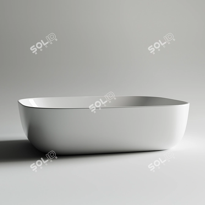 Ceramica Nova Element CN6008 Washbasin 3D model image 4