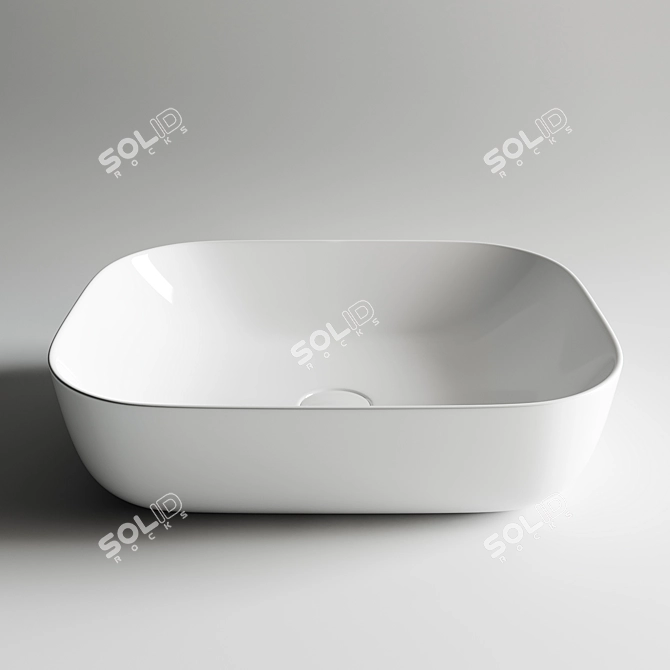 Ceramica Nova Element CN6008 Washbasin 3D model image 5