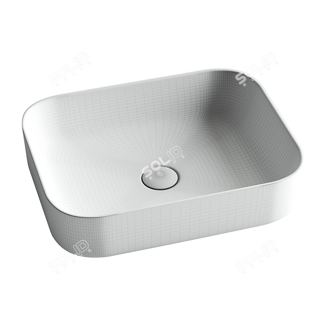 Ceramica Nova Element CN6011 Washbasin 3D model image 6