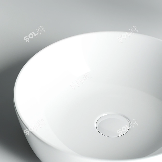 Title: Ceramica Nova Element CN6013 Washbasin 3D model image 3