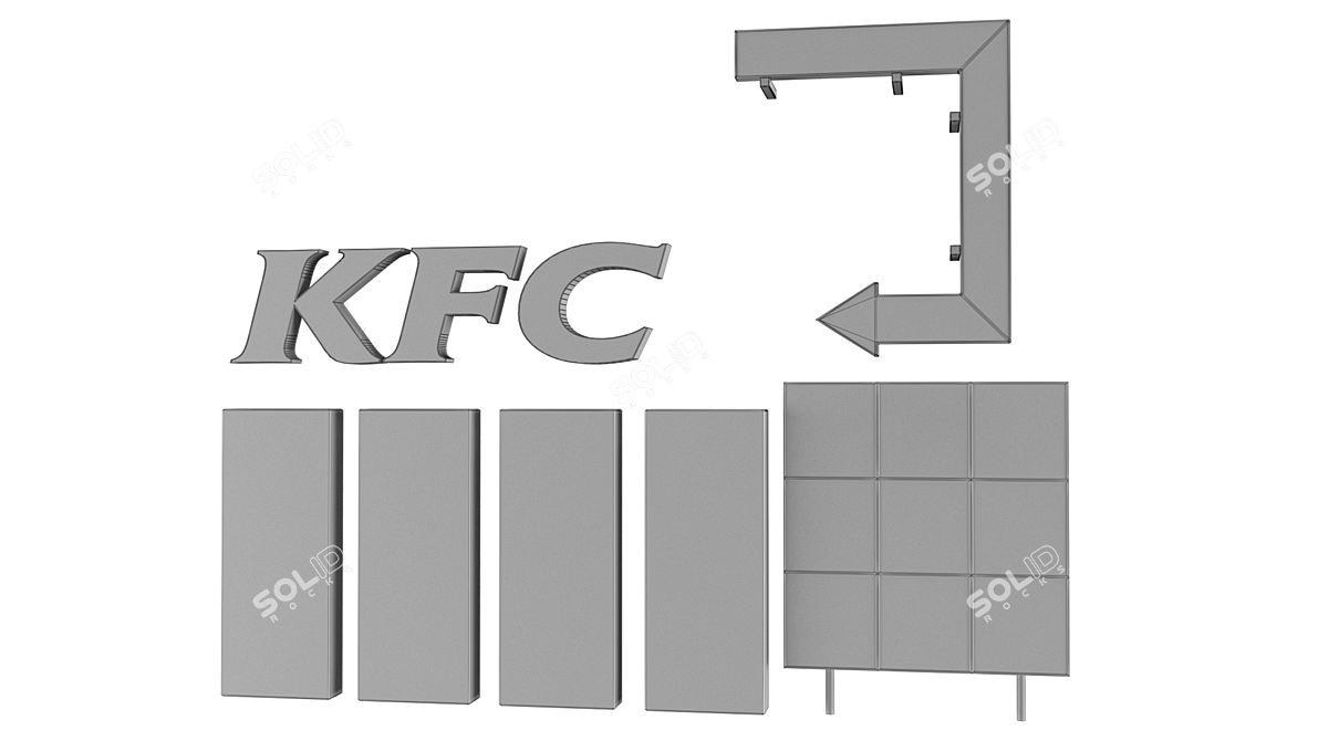 KFC Commercial Food Equipment 3D model image 4