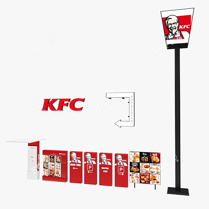 KFC Commercial Food Equipment 3D model image 6