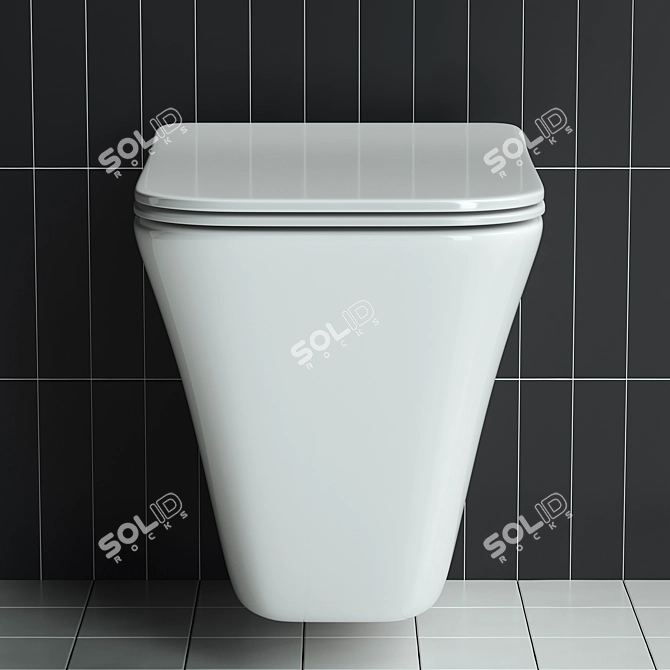 Mono Hanging Toilet CN1902 by Ceramica Nova 3D model image 3