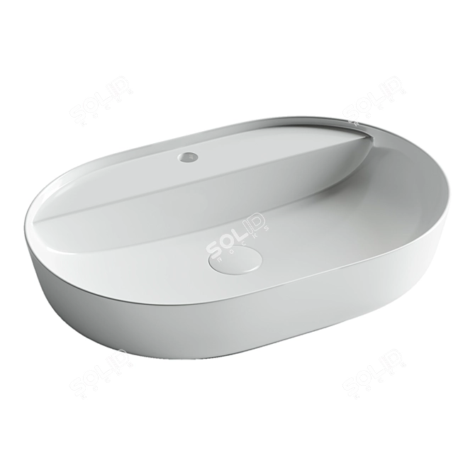 Title: Modo CN2004 Washbasin 3D model image 1