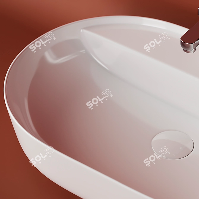 Title: Modo CN2004 Washbasin 3D model image 2