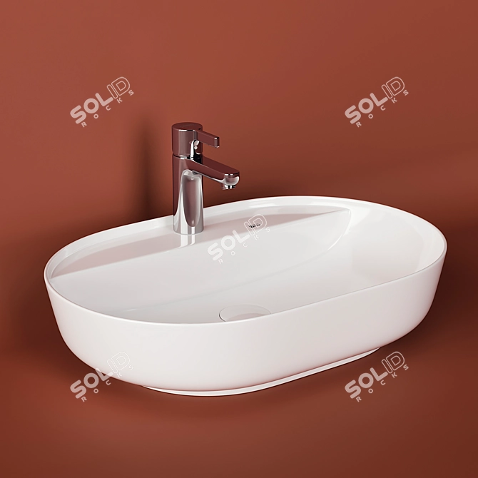 Title: Modo CN2004 Washbasin 3D model image 4