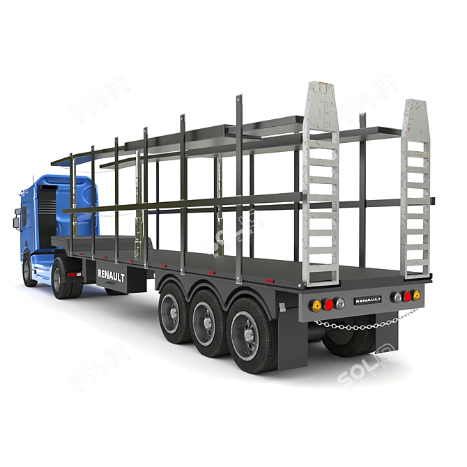 Renault Truck Model 2015 3D model image 2